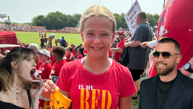 Chiefs TE Travis Kelce makes two Swiftie's day with incredible gesture during  training camp