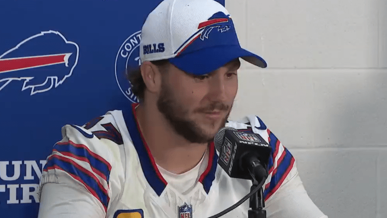 Bills' Josh Allen makes his demands known just moments after the game - A  to Z Sports