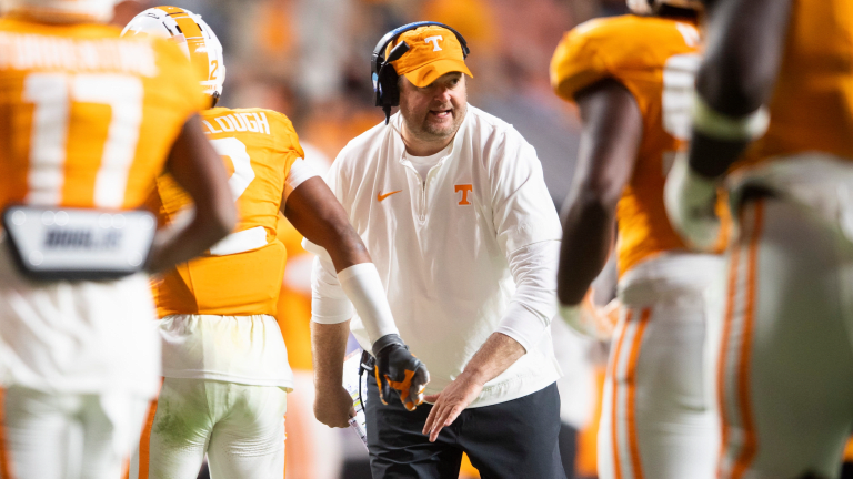 Tennessee Vols HC Josh Heupel visits elite 5-star offensive lineman -