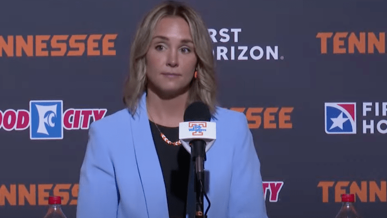 New Lady Vols HC Kim Caldwell has a mic drop moment during introductory ...