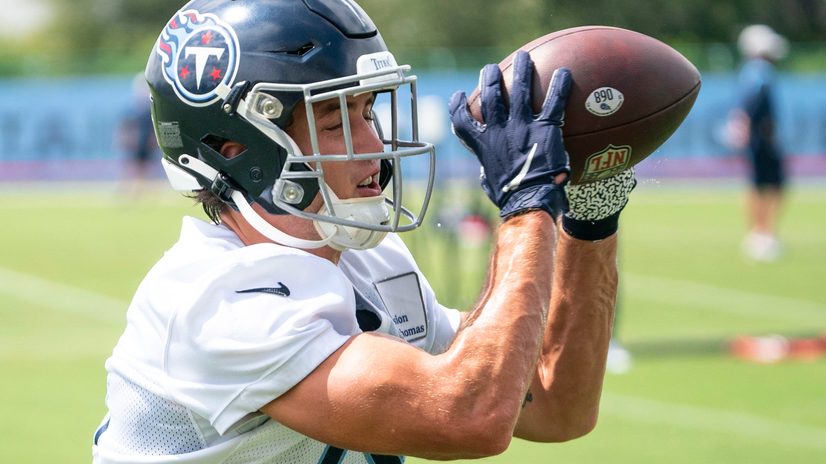 Titans Kyle Philips added 'a little bit of armor' during the offseason