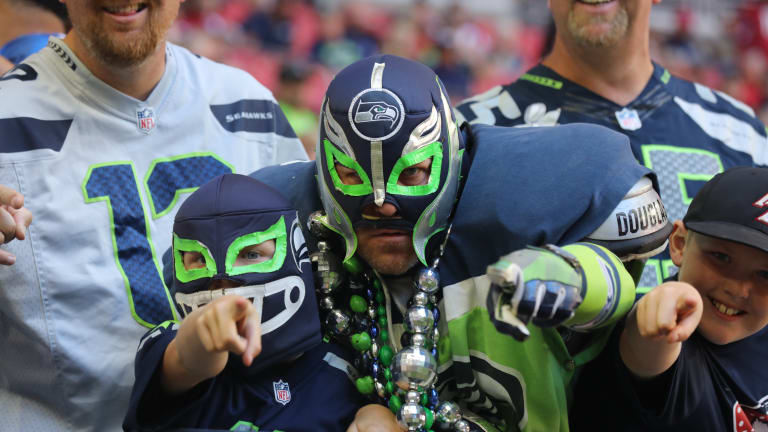 Seattle seahawks online action green jersey