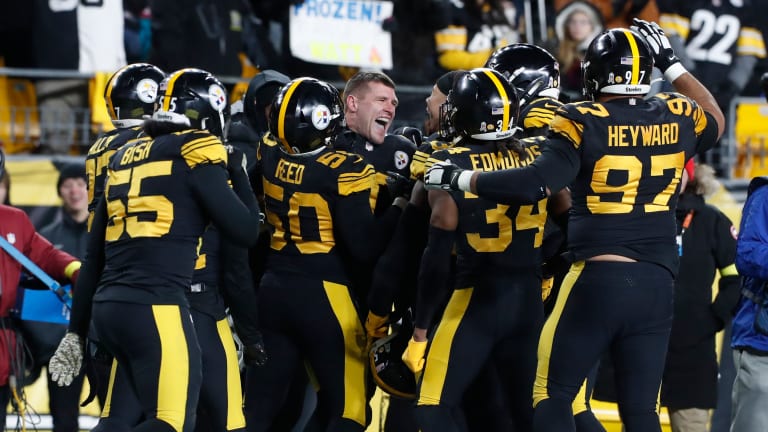 Steelers paint endzones gold plan to wear color rush uniforms vs