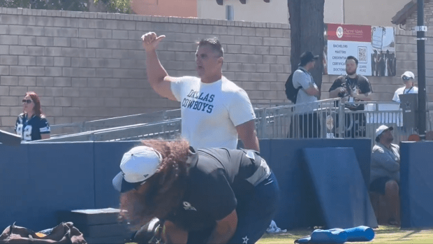Awesome Cowboys practice clip shows hard old school coaching is back in Dallas