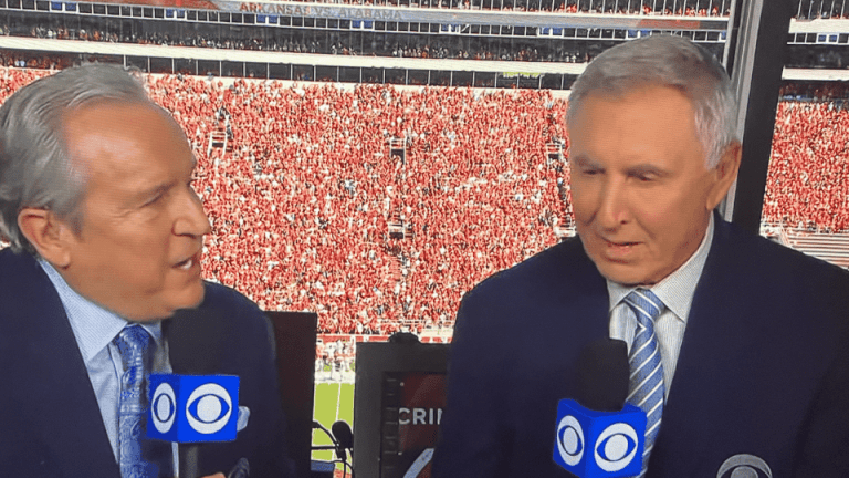 Gary Danielson appeared to confuse a Tennessee player with the