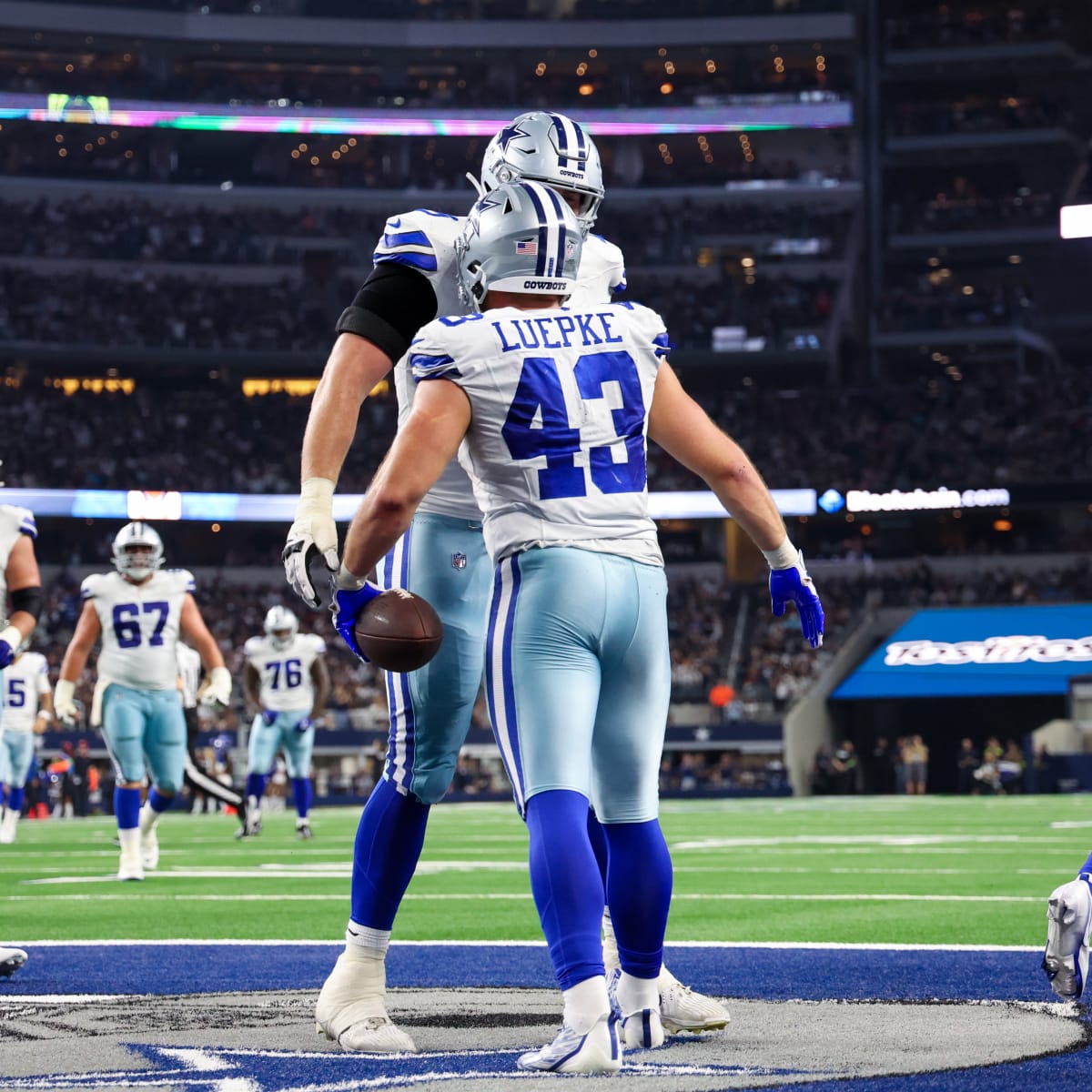 Did Hunter Lupke play well in the Dallas Cowboys game?