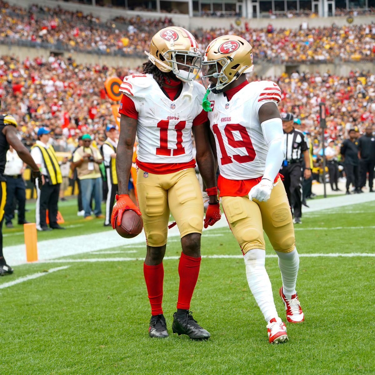 Report: 49ers WR Brandon Aiyuk (shoulder) to miss game vs. Giants - Field  Level Media - Professional sports content solutions