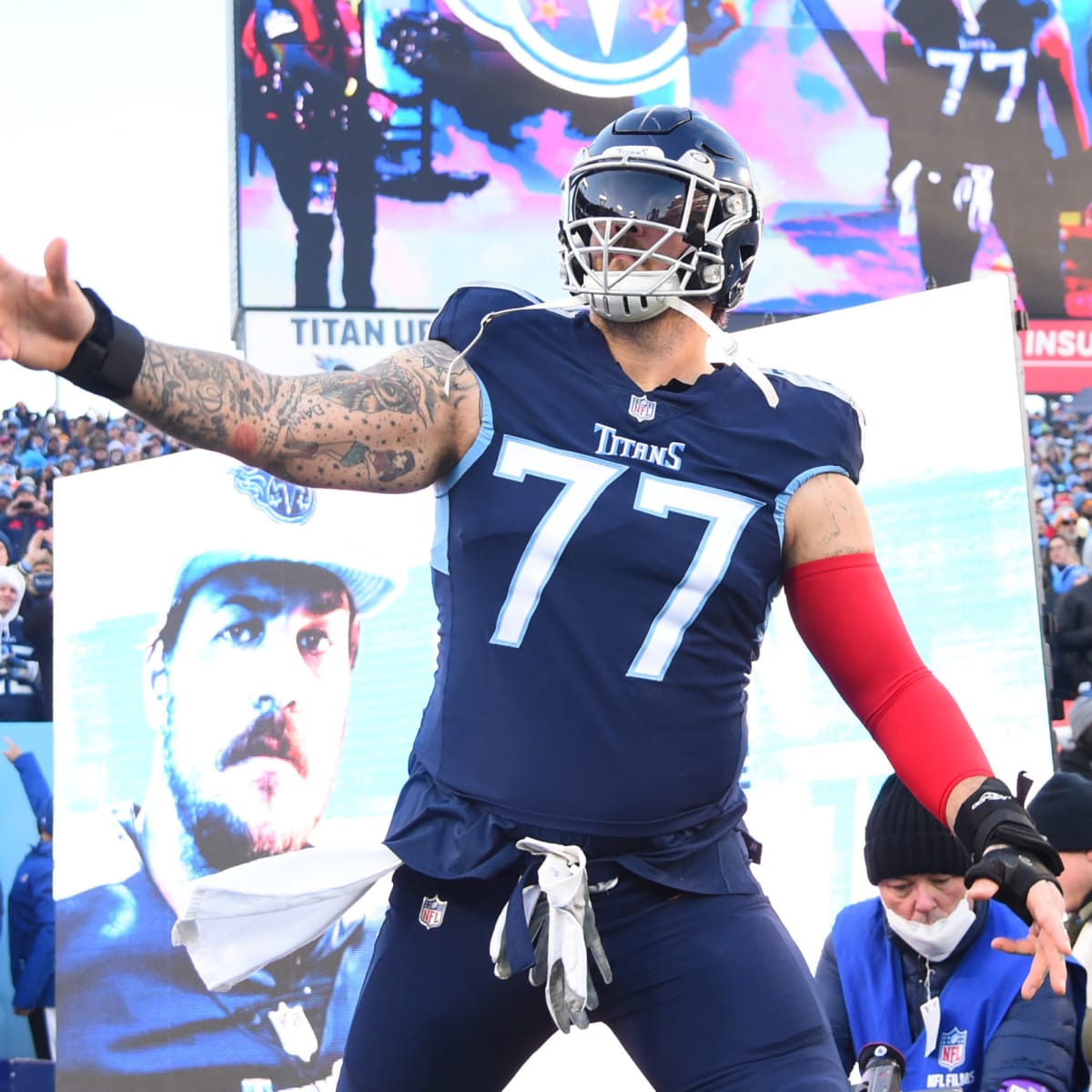 From the Super Bowl: Titans LT Taylor Lewan Facing an Internal Battle on  Whether He Wants to Keep Playing Football