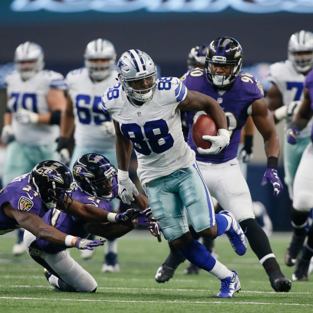 Ravens WR Dez Bryant excited to face former team, the Dallas Cowboys