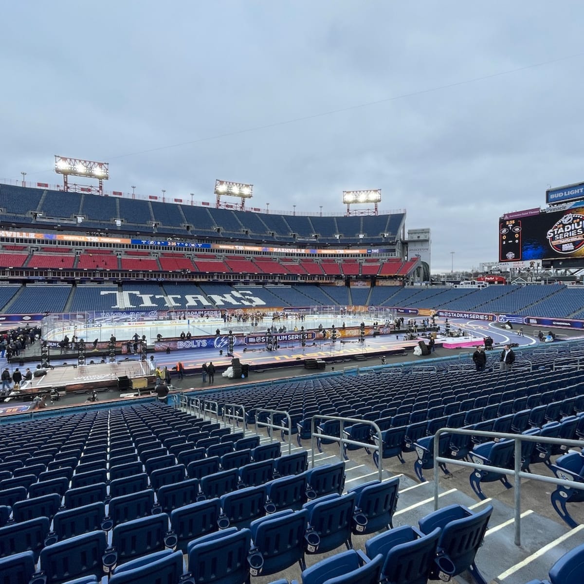 view from seat nissan stadium