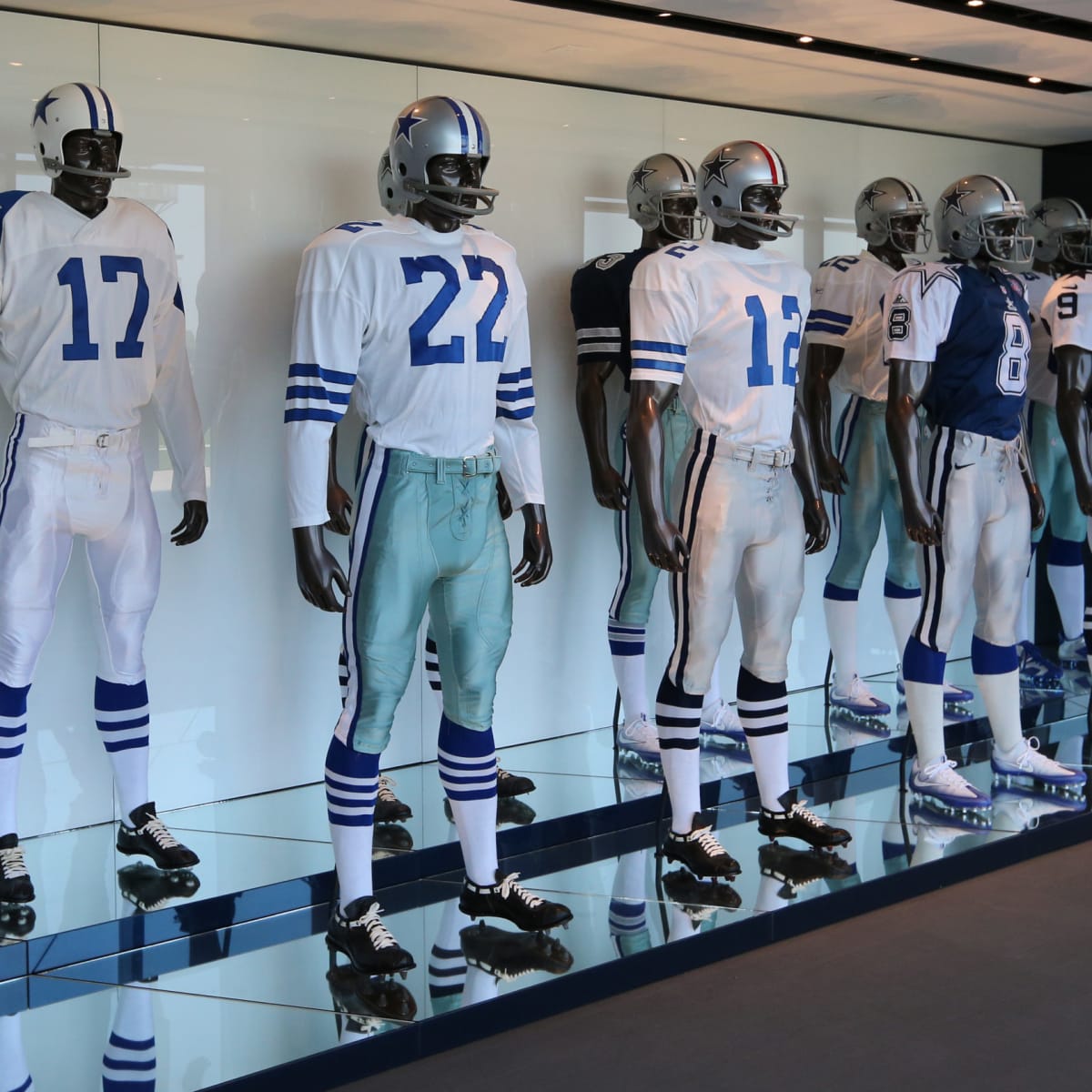 cowboys uniforms over the years