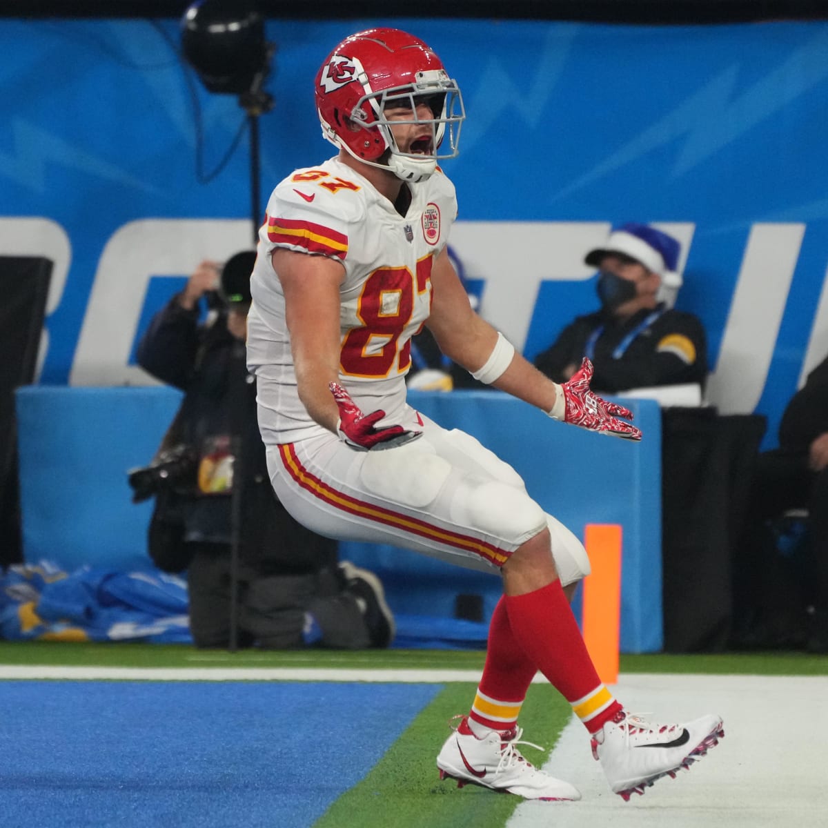 Chiefs Patrick Mahomes spoke about Travis Kelce's absence on Thursday