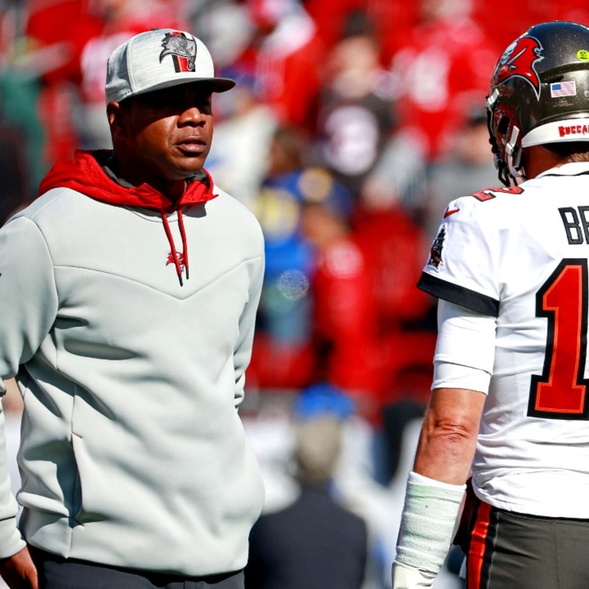 Byron Leftwich clarifies he'll continue to handle offensive game plan: I'm  'no risk it, no biscuit, too'