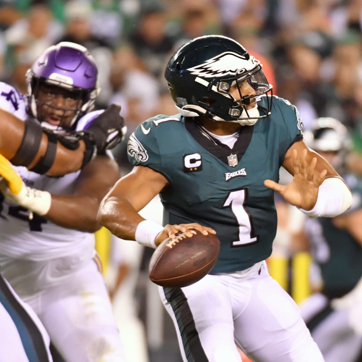 Philadelphia Eagles quarterback Jalen Hurts sets NFL touchdown record