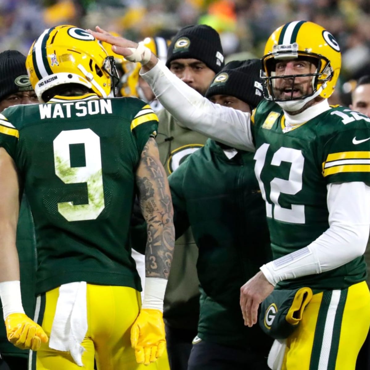 Packers' Christian Watson scores first career TD for Green Bay on