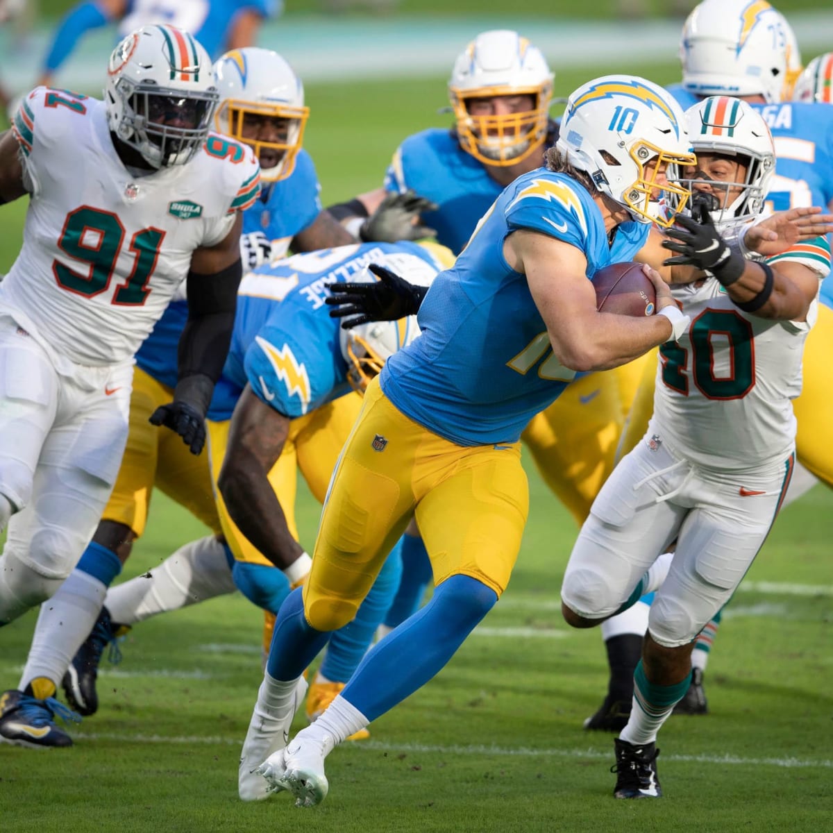 Syndication: Palm Beach Post Miami Dolphins running back De Von