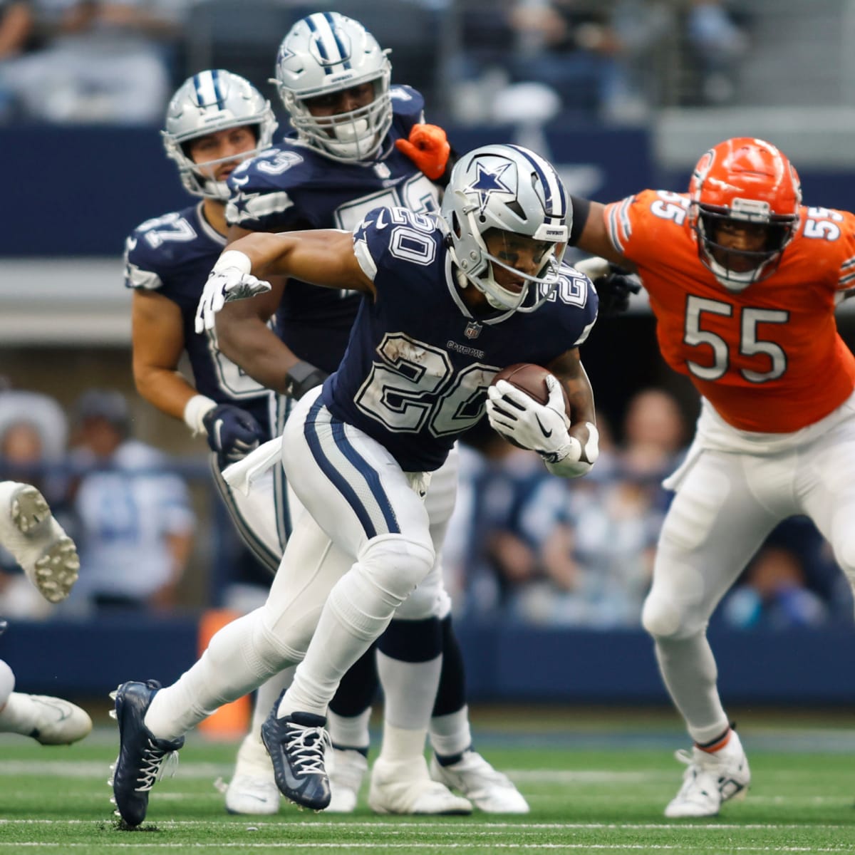 Cowboys route Bears 49-29 behind the strength of Tony Pollard's three  touchdowns