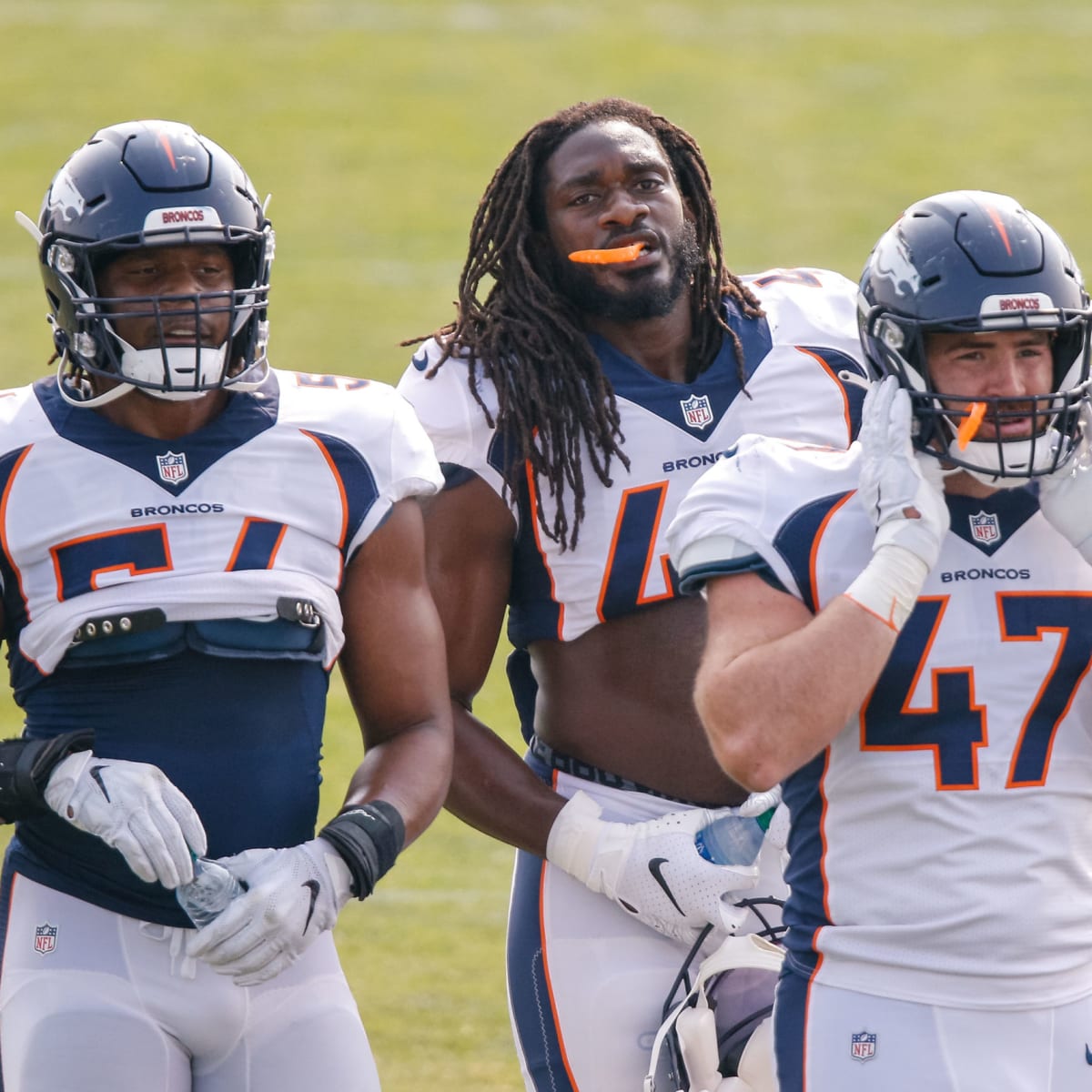 Denver Broncos linebacker Josey Jewell (47) plays against the