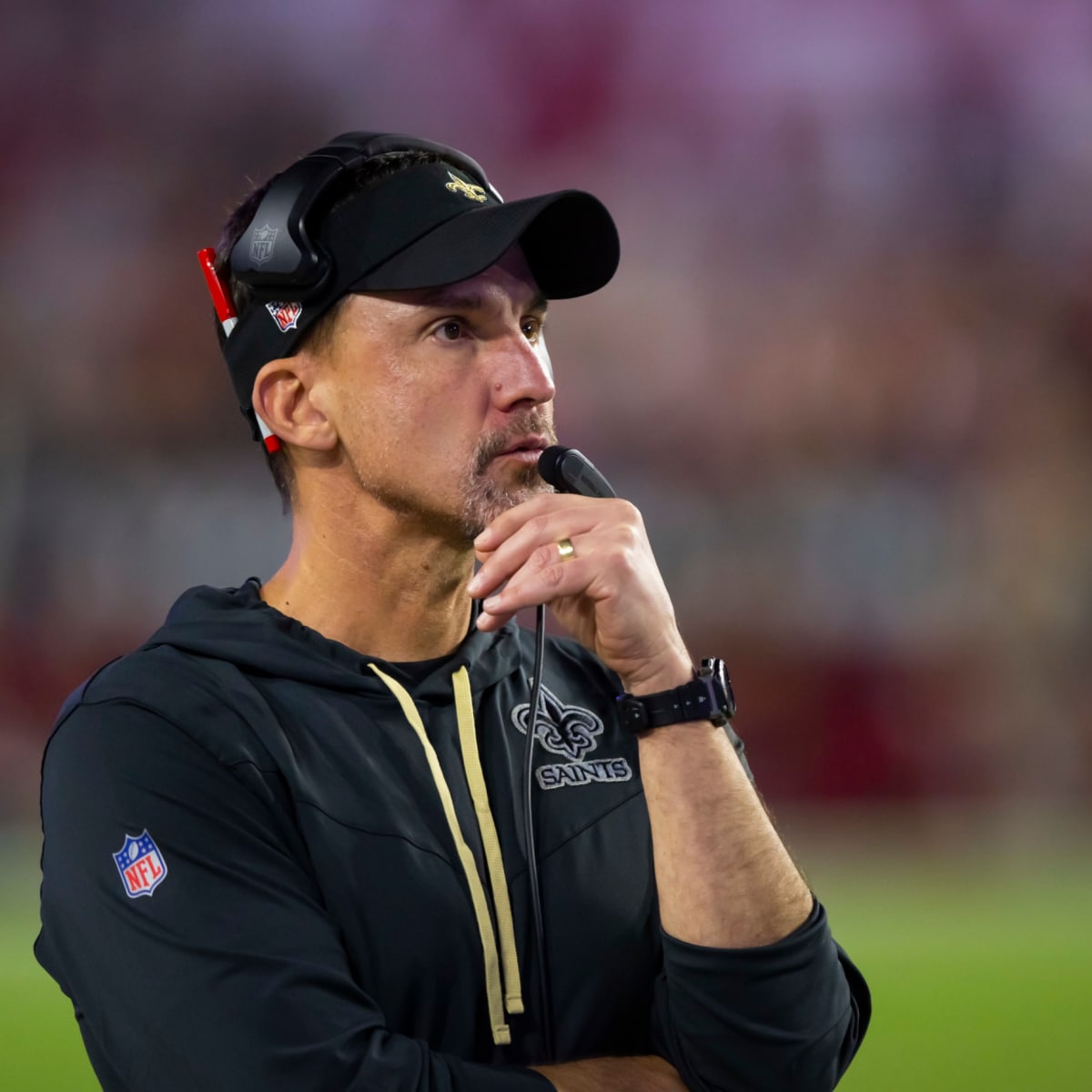 Dennis Allen reacts to Alvin Kamara claim Saints would 'whoop Raiders a**'