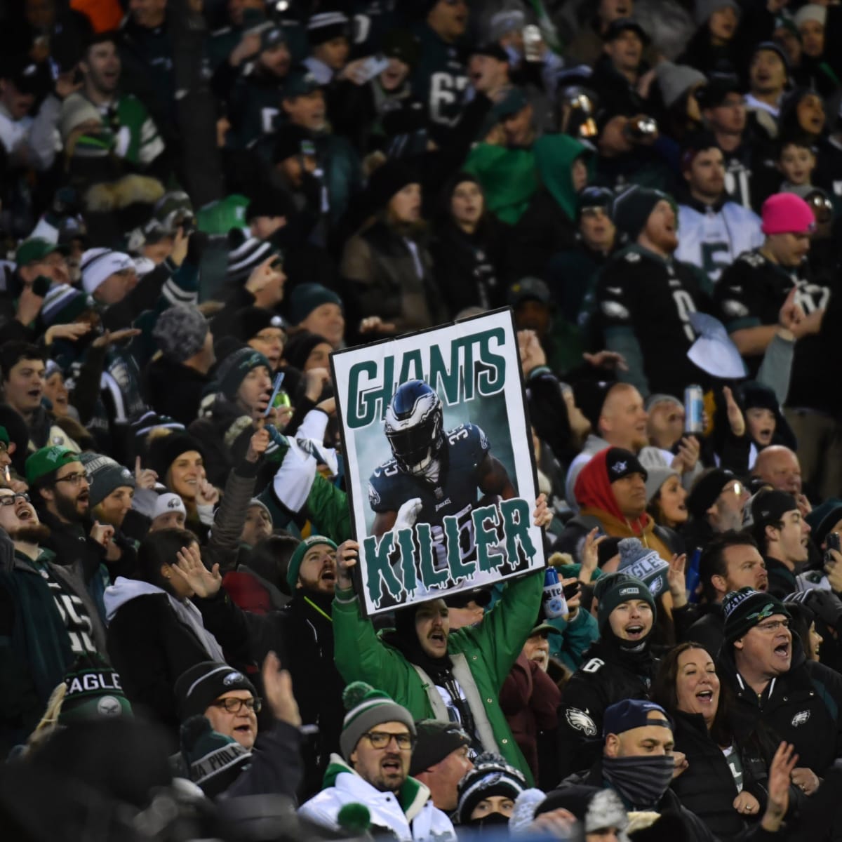 Philadelphia Eagles Fans Celebrate Championship Win By Climbing