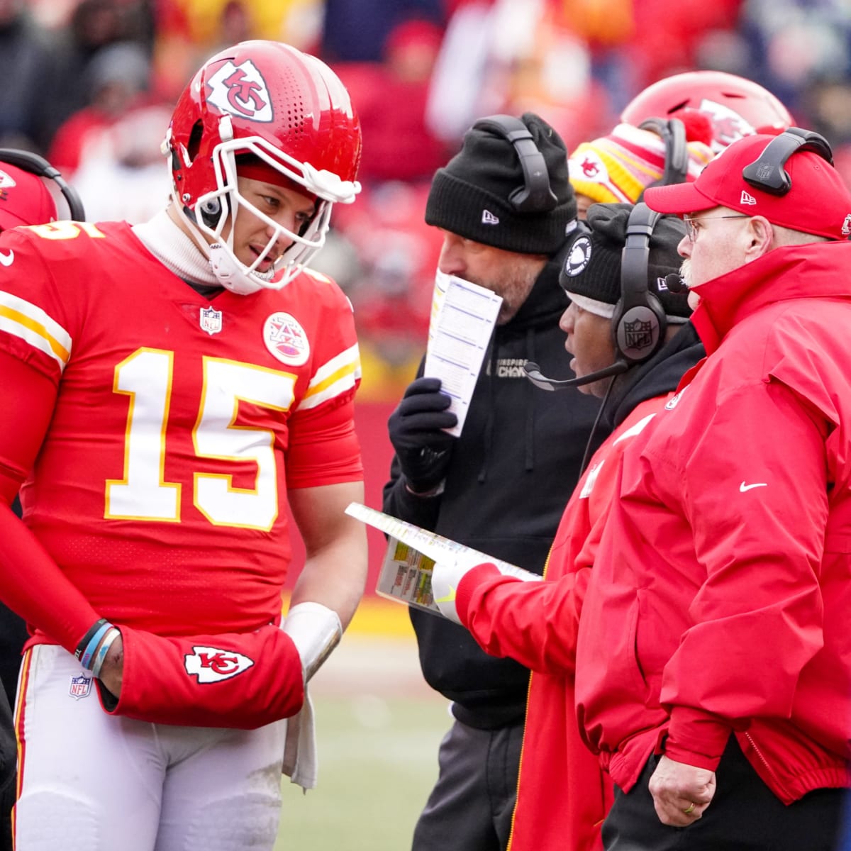 Chiefs' Andy Reid Compares Patrick Mahomes to KC Media