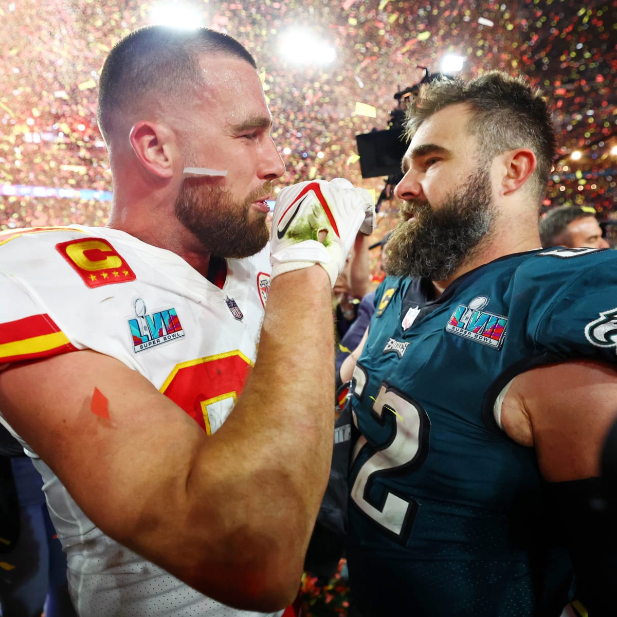 Jason Kelce lost his superbowl ring! #jasonkelce #traviskelce #jalenhu, Jason  Kelce