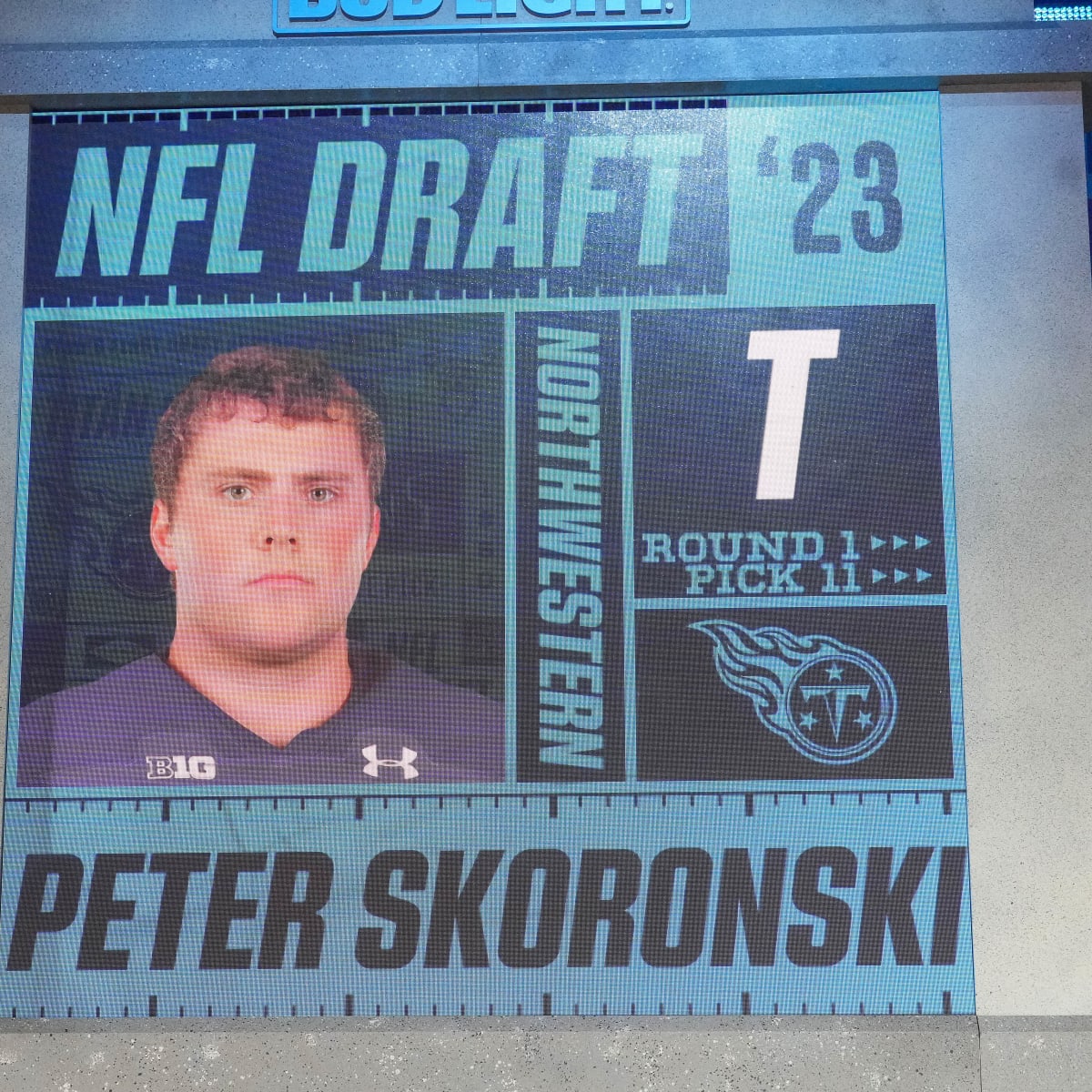 The Titans Select Offensive Lineman Peter Skoronski With 11th Overall Draft  Pick - The Sports Credential