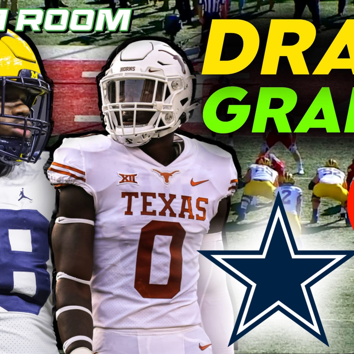 Cowboys Draft Grades: All 7 Rounds From 2023 NFL Draft Ft. Mazi Smith,  Deuce Vaughn & Jalen Brooks 