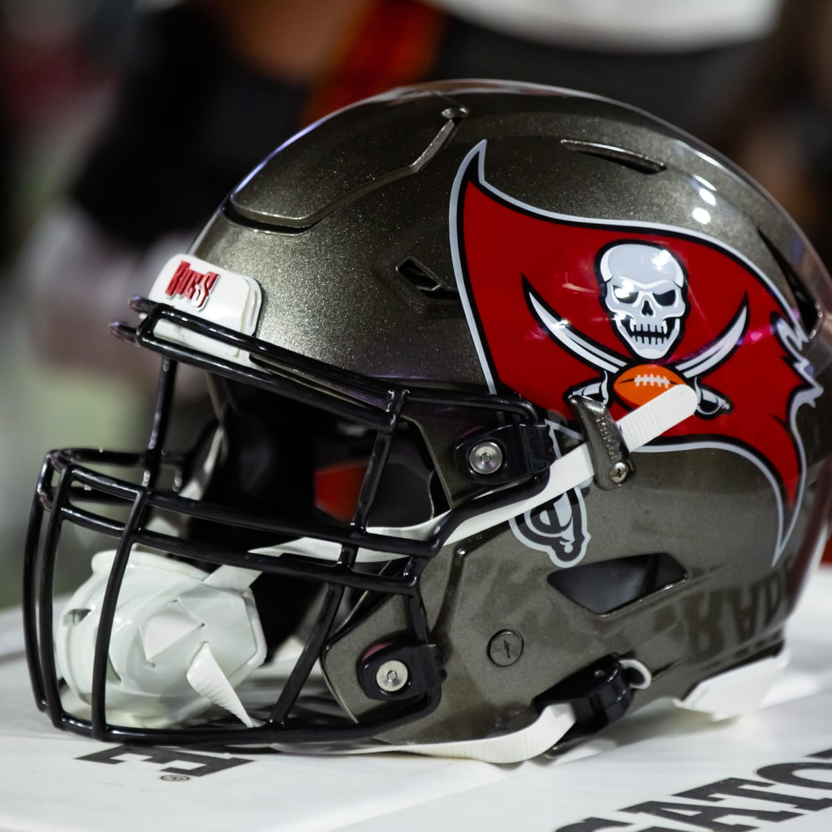 New York Jets linebacker Claudin Cherelus (41) in action against the Tampa  Bay Buccaneers during an NFL pre-season football game Saturday, Aug. 19,  2022, in East Rutherford, NJ. (AP Photo/Rich Schultz Stock