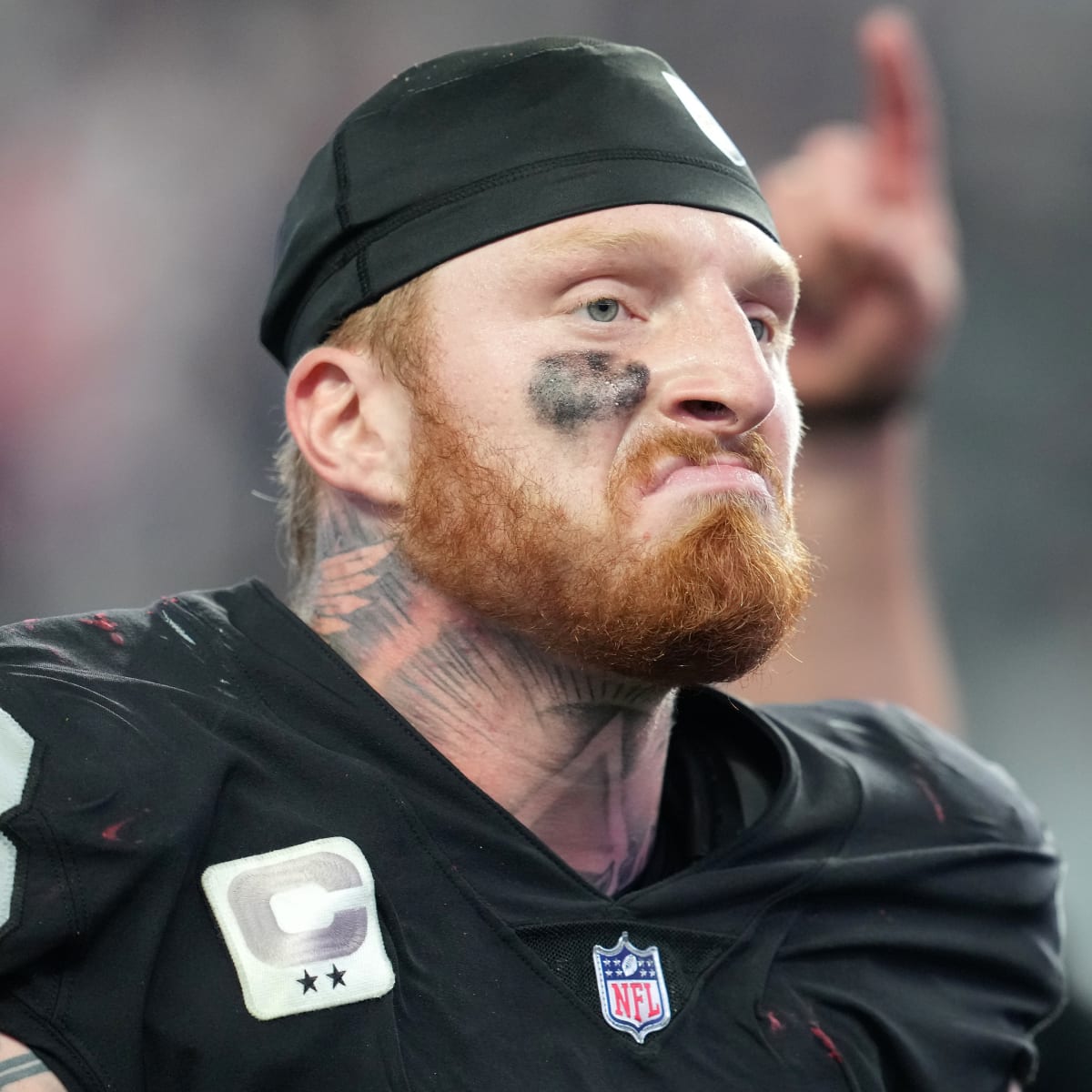 Las Vegas Raiders defensive end Maxx Crosby (98) lines up during an NFL  football game against the Houston Texans, Sunday, Oct 23, 2022, in Las Vegas.  (AP Photo/Rick Scuteri Stock Photo - Alamy