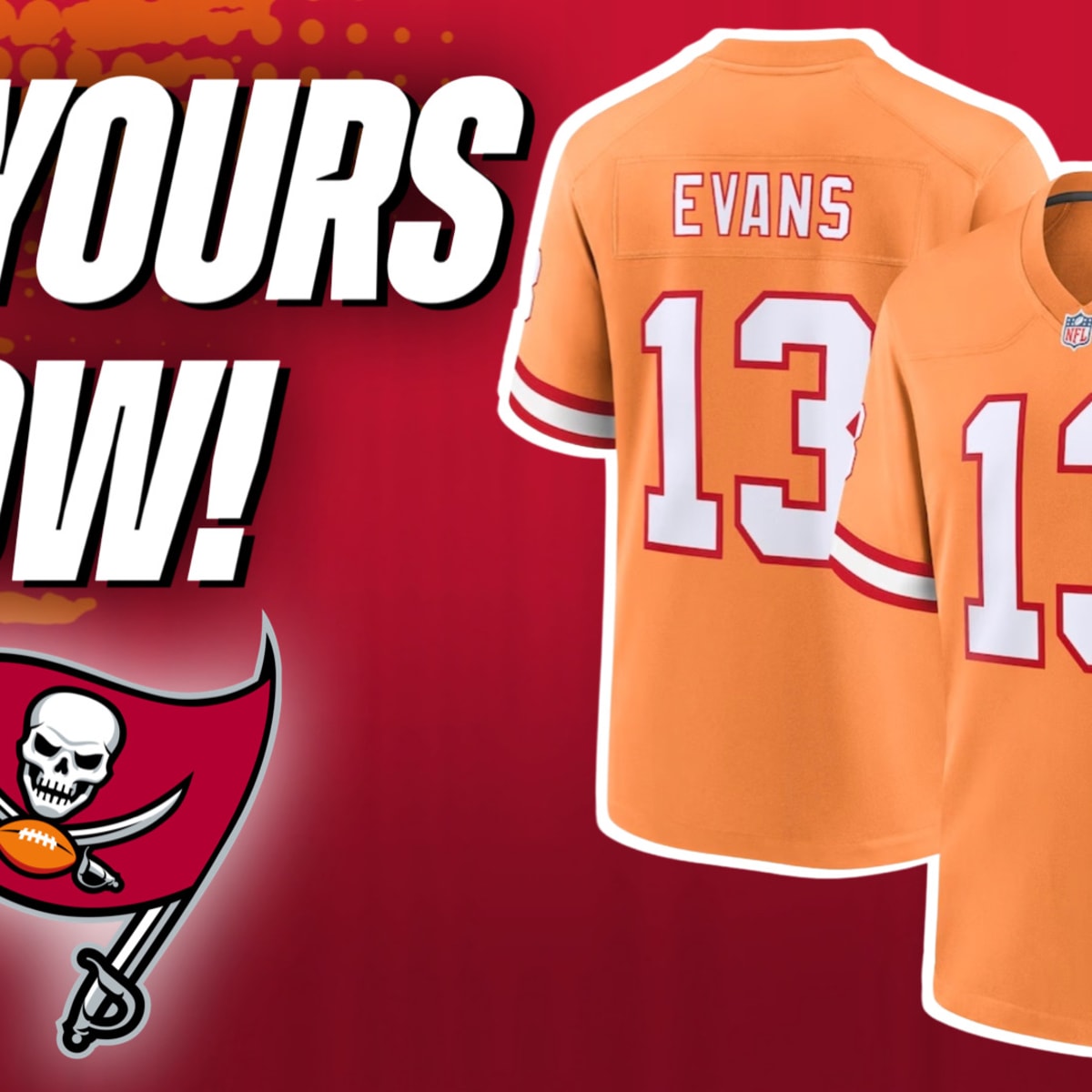 BUY NOW: Bucs Creamsicle Throwback Jerseys are Back - A to Z Sports