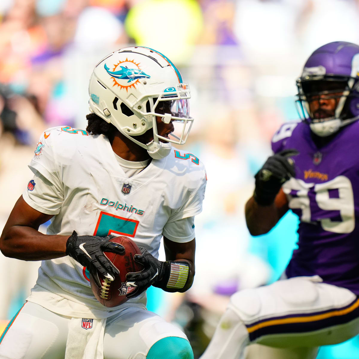 D.J. Wonnum out for Vikings; Dolphins' Teddy Bridgewater expected to return