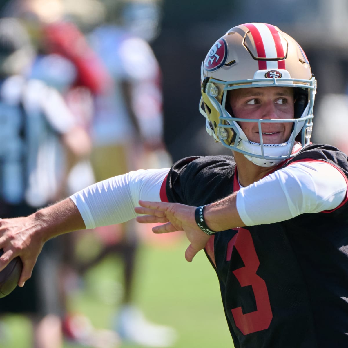 San Francisco 49ers: Brock Purdy throwing at training camp