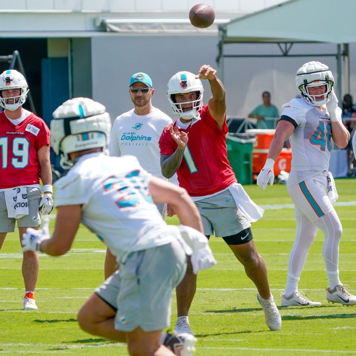 Atlanta Falcons and Miami Dolphins holding joint practice today