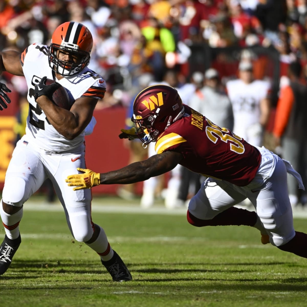 Browns' Myles Garrett in a walking boot following loss to Ravens, gives  positive update - A to Z Sports