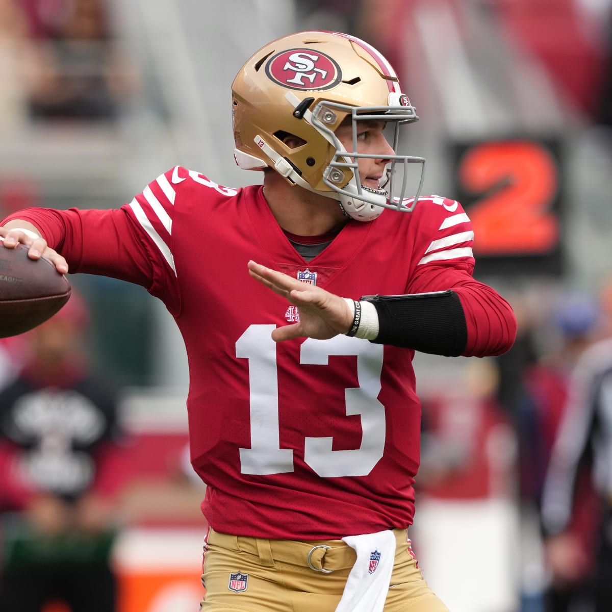 With Brock Purdy's pitch count slated to end for the 49ers, Kyle Shanahan is  all-in on his starting QB