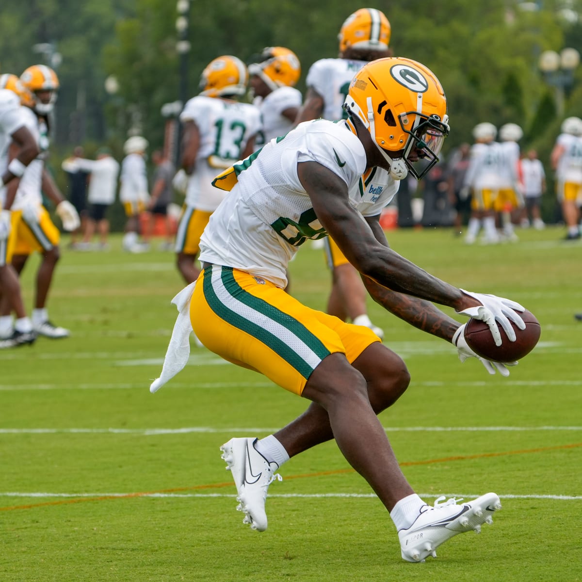 Packers HC Matt LaFleur gives rookie WR Grant DuBose major props