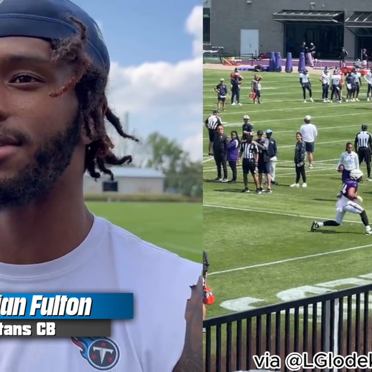 Titans CB Kristian Fulton talks about his viral one-handed