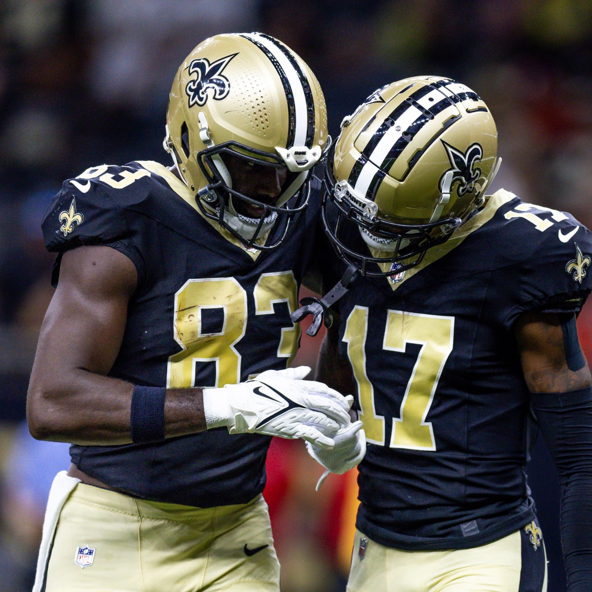 Which New Orleans Saints players won't play vs. Chargers?