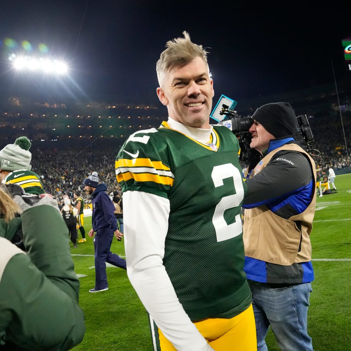 Mason Crosby inadvertently turns up the heat on Packers K Anders Carlson -  A to Z Sports