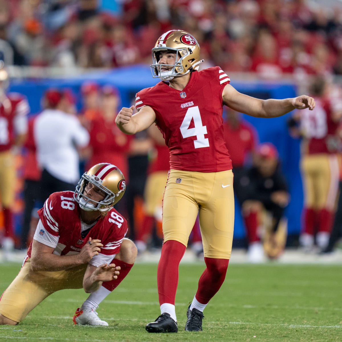 49ers K Jake Moody suffers leg strain, OUT for preseason finale Friday -  Sactown Sports