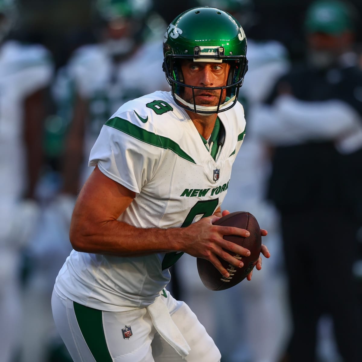 Aaron Rodgers throws TD pass in Jets' preseason debut vs. Giants