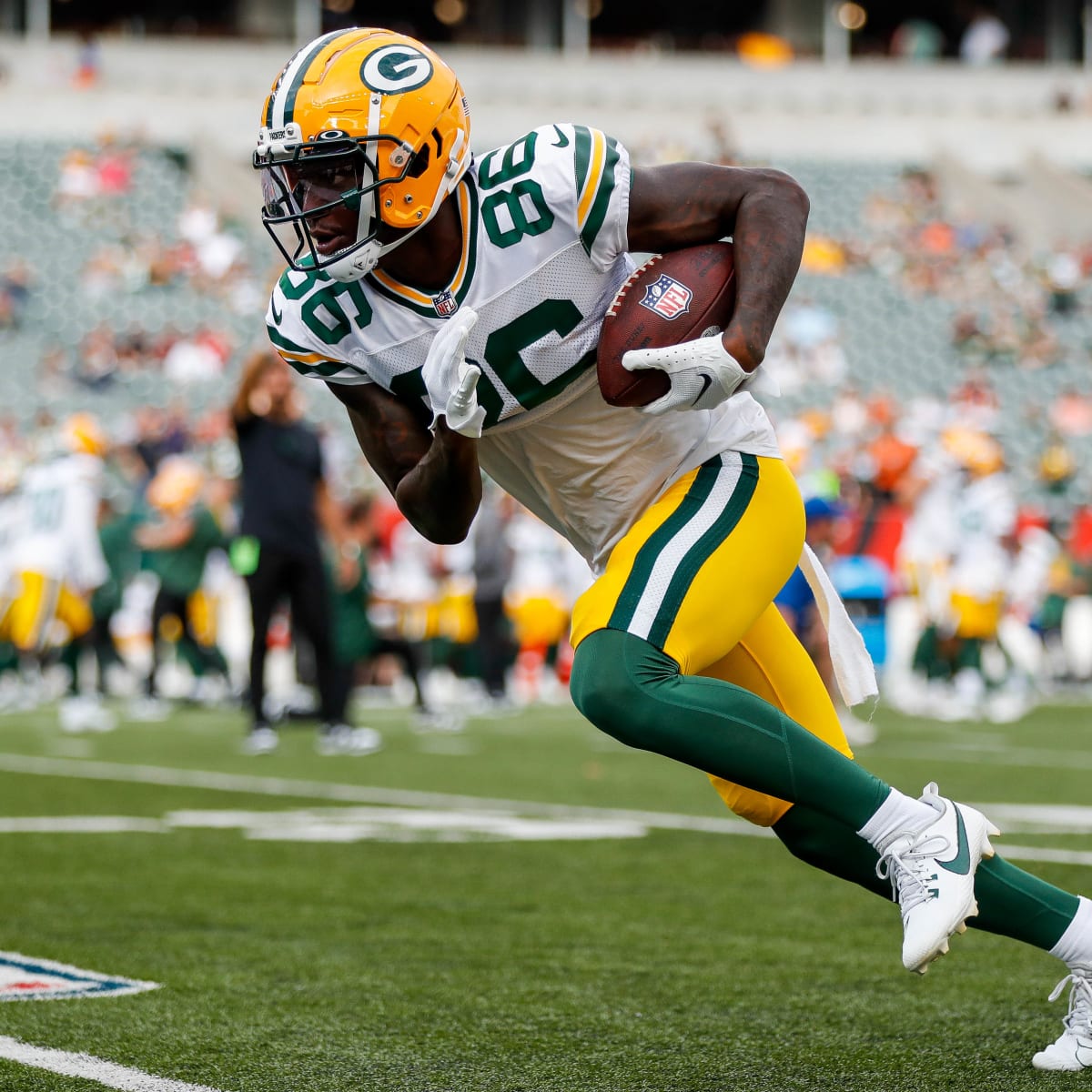 Packers add RB to active roster.