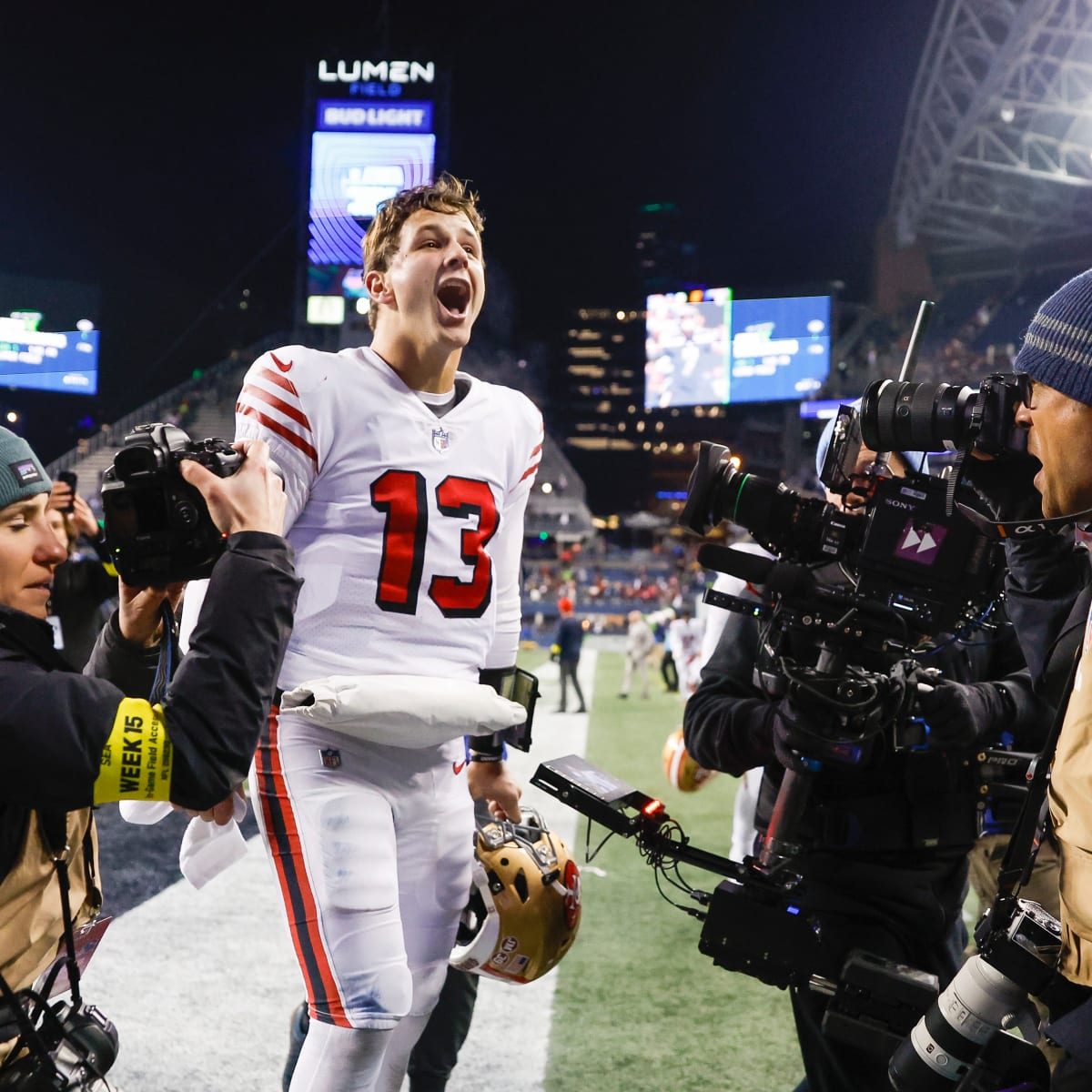 The 49ers were DOMINANT from start to finish against the Steelers. @Sa, brock purdy