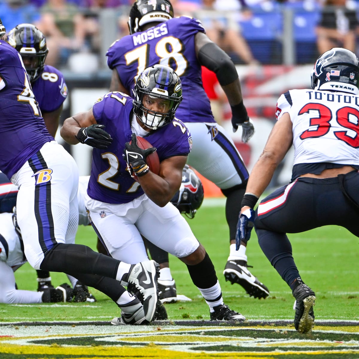 Ravens beat Texans 25-9, but will be without running back J.K.