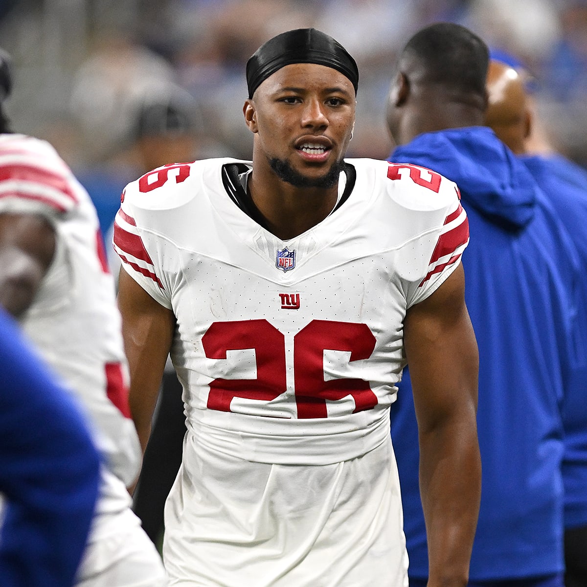 New York Giants' Saquon Barkley suffers ACL tear against Chicago