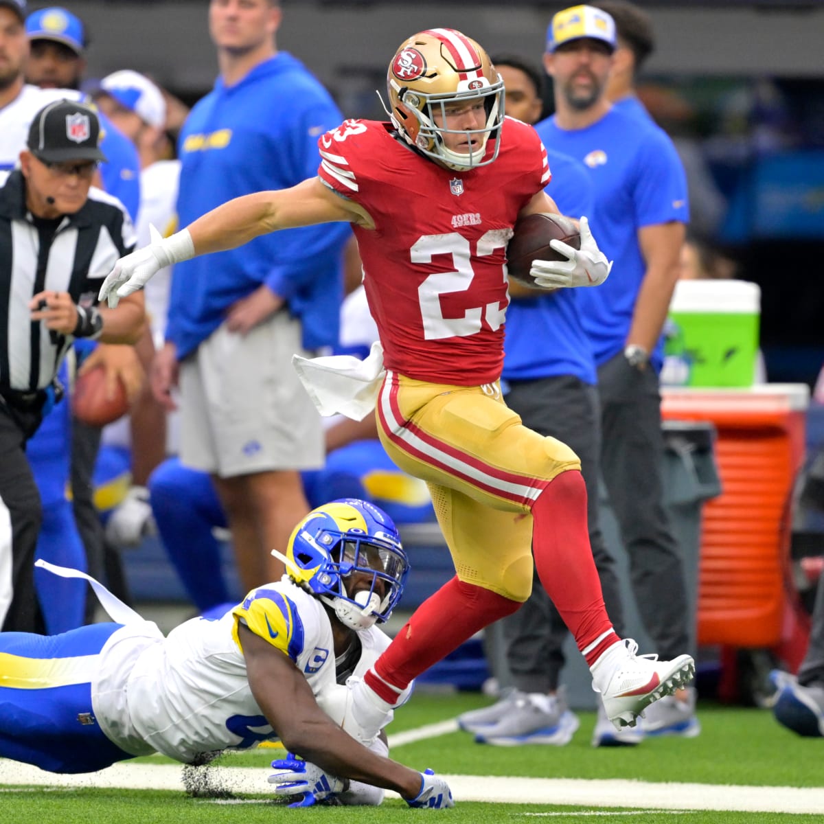 San Francisco 49ers trample short-handed New York Giants for 3-0