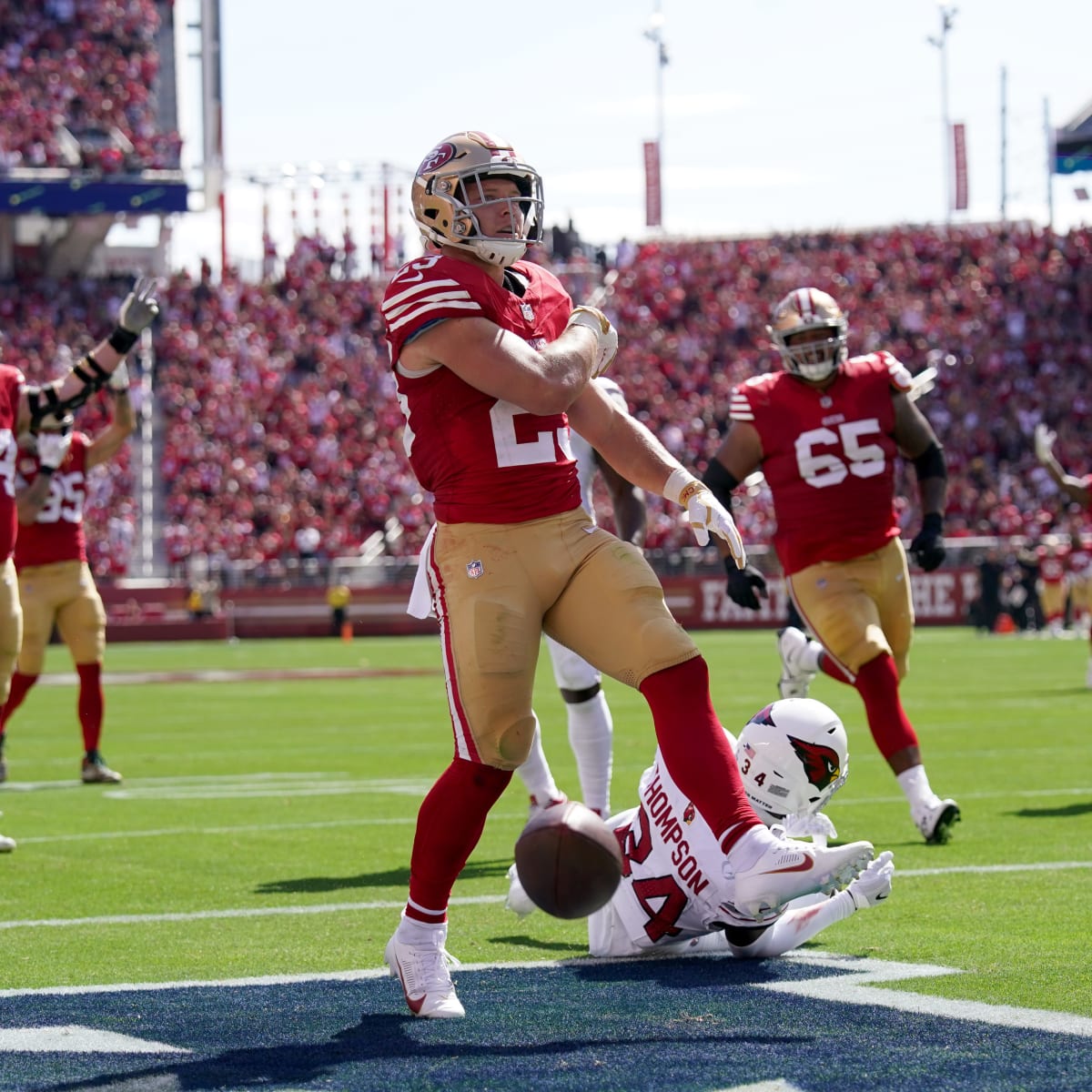 McCaffrey's 49ers debut sparks imagination but doesn't prevent