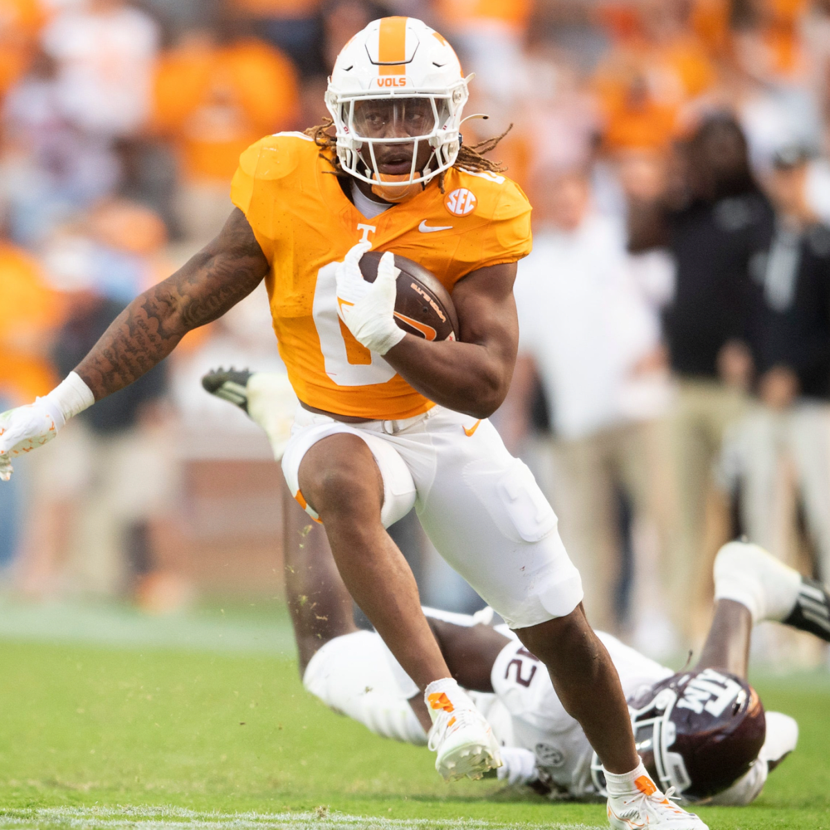 Tennessee Vols RB Jaylen Wright lands with AFC franchise in recent NFL mock  draft
