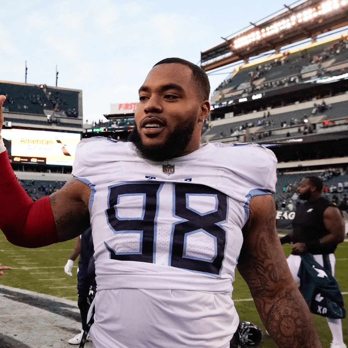 Titans' Jeffery Simmons explains how he snuffed out Bills' QB sneak: 'Just  put my big arms around him'